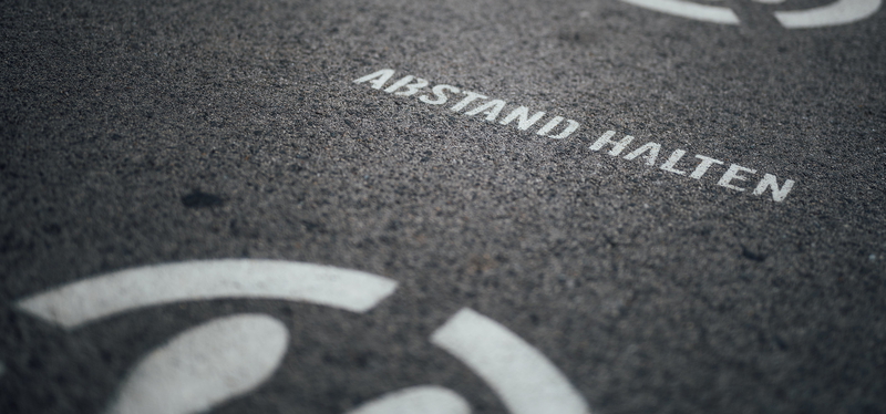 Abstand halten